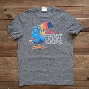 Abercrombie Gray Froot Loops Graphic T-Shirt